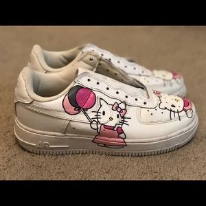 custom hello kitty air force 1
